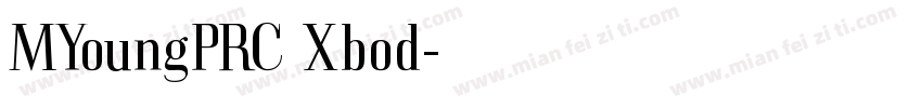 MYoungPRC Xbod字体转换
